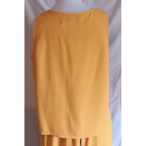 Vtg Donna Vinci Couture Suit 3 Pc Long Skirt 18 Evening Church Gold New w/Tags - Picture 14 of 16